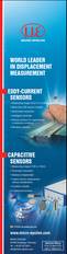 Eddy-current and capacitive sensors