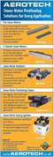 Linear motor positioning solutions