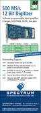 500 MS/s  12-bit digitizer