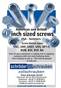 American & British inch sized screws