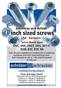 American and British inch sized screws