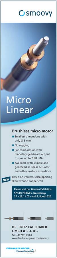 Brushless micro motor - smoovy