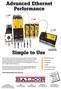 Ethernet control solutions