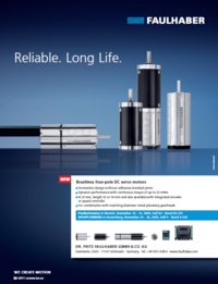 Brushless 4-pole DC servo motors