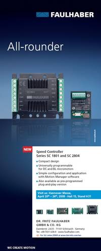 Speed controller Series SC1801/SC 2804