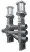 3-Way Wye Line Diverters