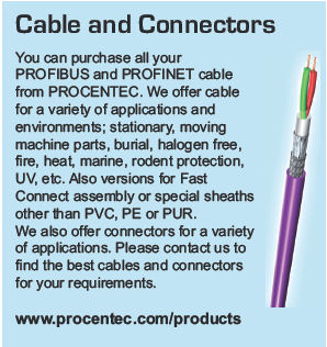 PROFIBUS/PROFINET cables and connectors