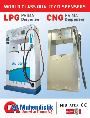 Autogas dispensers for LPG and CNG