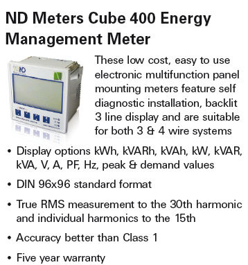 Cube 400 Energy Management Meters