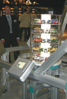 Matchbox cars ride with intelligent transport system