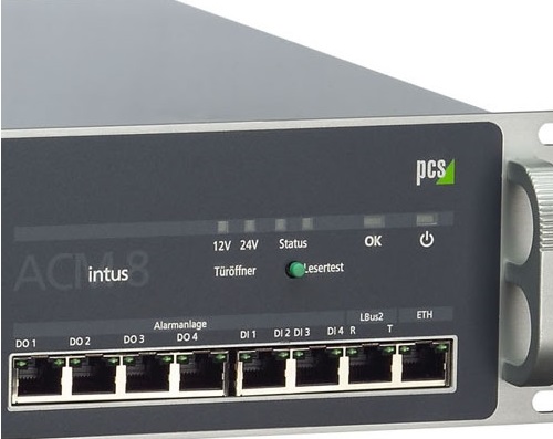 Access control manager in 19'' technology INTUS ACM8e-Rack