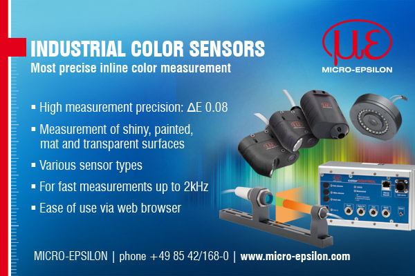 Color Sensors for Quality Assurance and Production Monitoring