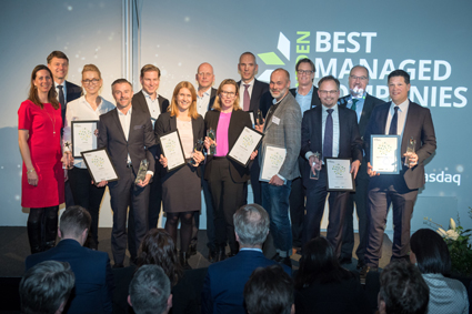 Mikael Helmerson, CEO of Roxtec, received the award 2019 Sweden’s Best Managed Companies during a prize ceremony at Fotografiska in Stockholm on Thursday, March 14