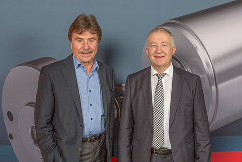 From the left to the right: Dr. Karl-Walter Braun (Majority Shareholder of maxon motor ag), Eugen Elmiger (CEO)