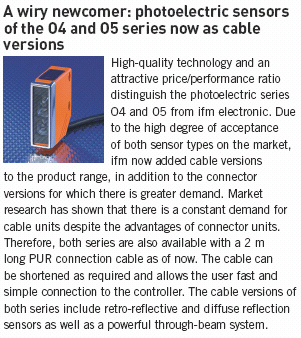 Photoelectric sensors Photoelectric sensors