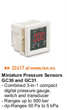 Miniature pressure sensors GC30 and GC31