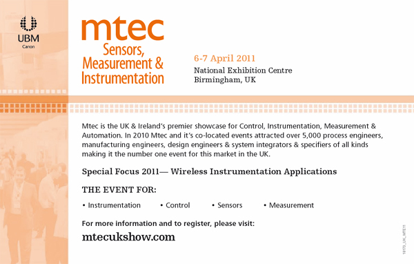 mtec, 6-7 April 2011, Birmingham, UK