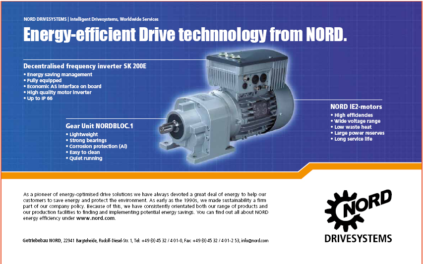 Energyefficient Drive technology