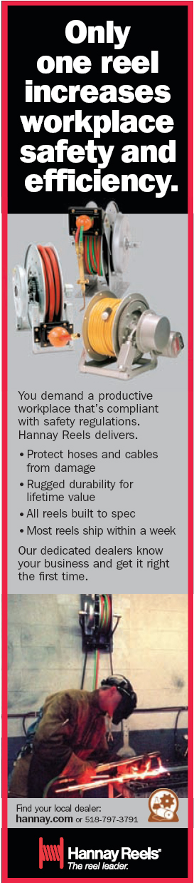 Only one reel increases workplace safety