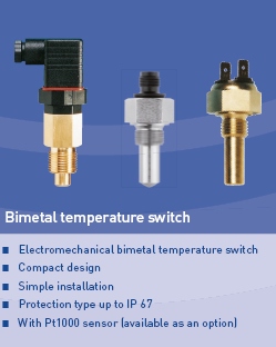 Bimetal temperature switch