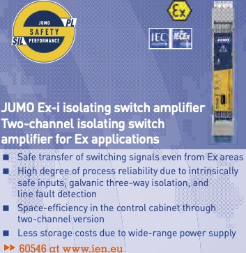 JUMO Ex-i Isolating Switch Amplifier