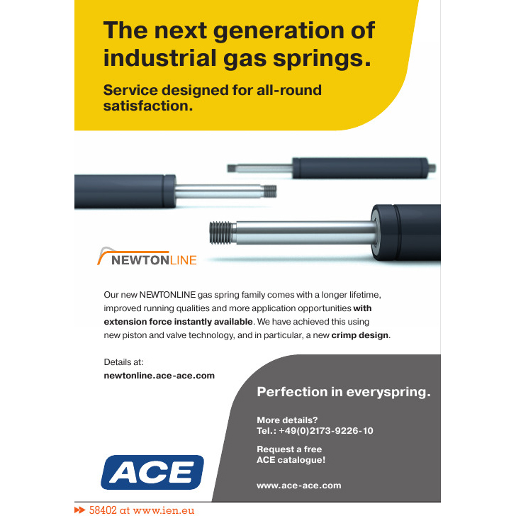 Next Generation of Industrial Gas Springs