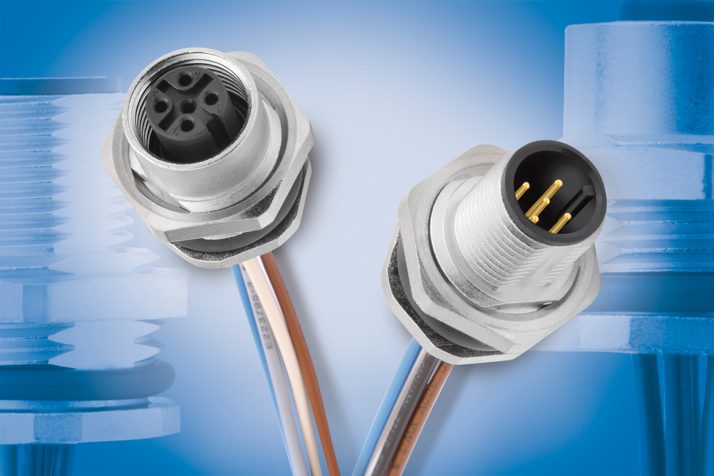 M12 Panel Mount Connectors