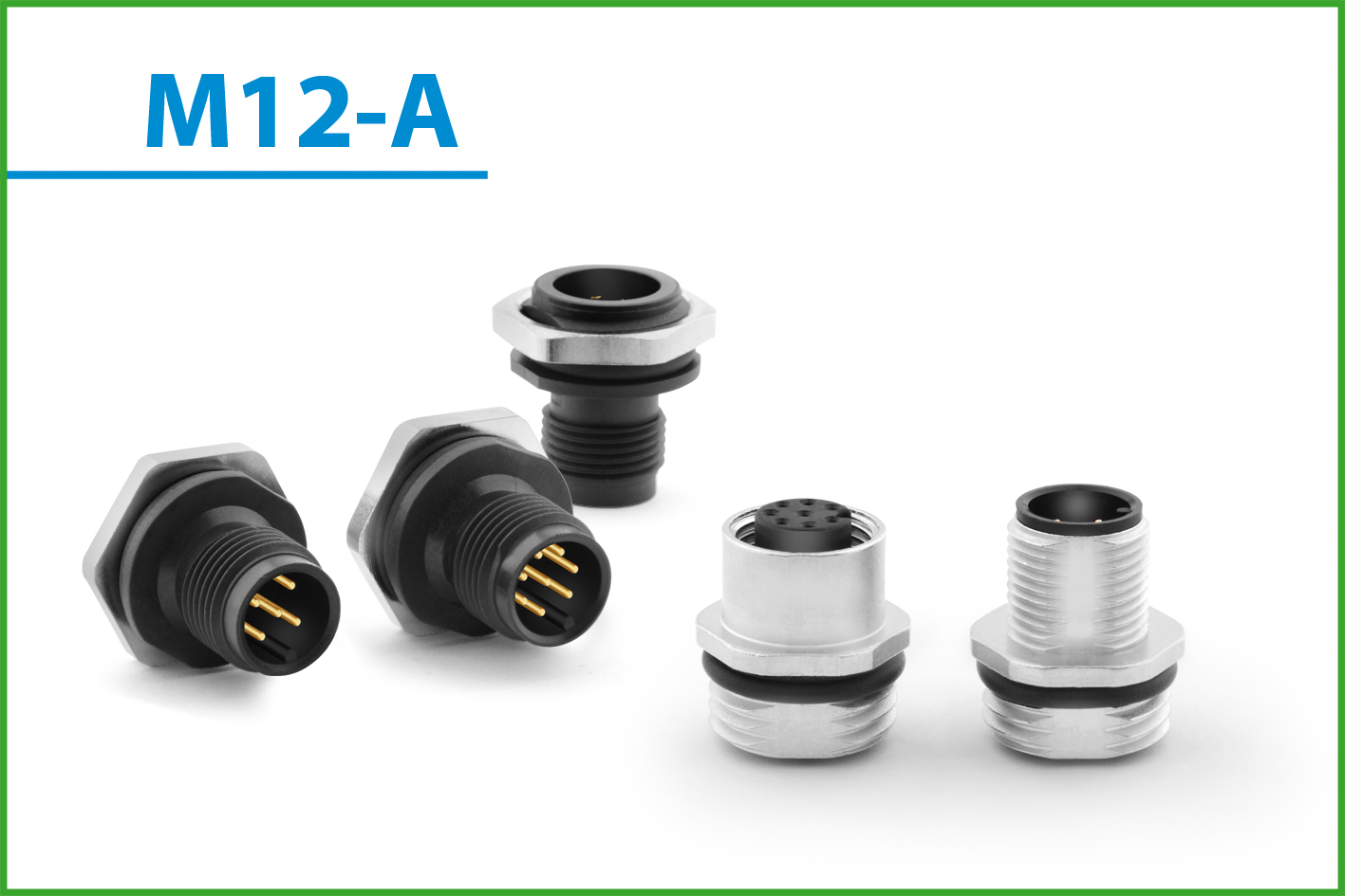 M12 Panel Mount Connector