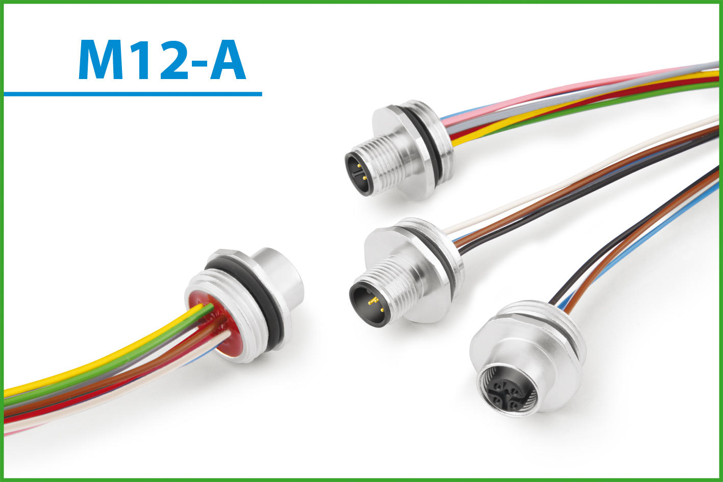 M12 Panel Mount Connector