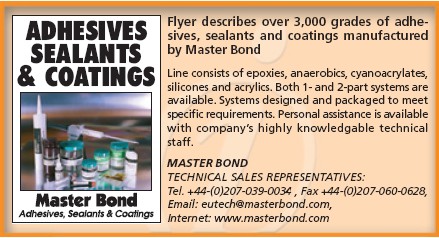 Adhesives sealants & coatings