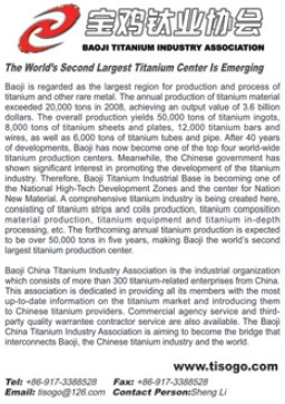 World second largest titanium center