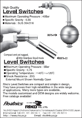 Level switches RFS-9 & RFS-12