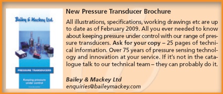 Pressure transducer brochure