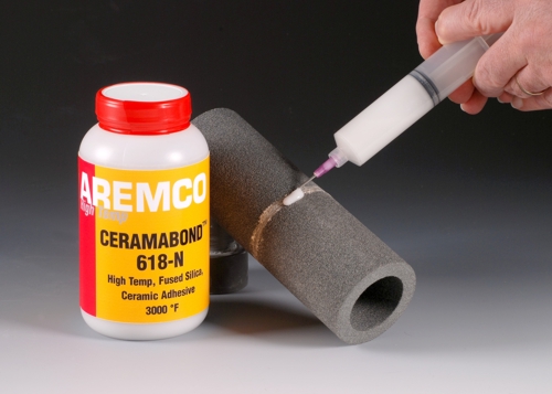 CeramabondTM 618-N silica-based ceramic adhesive