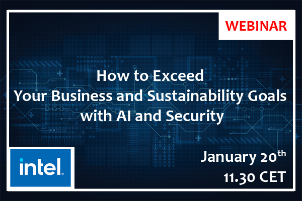 Webinar: How to Exceed Your Business and Sustainability Goals with AI and Security
