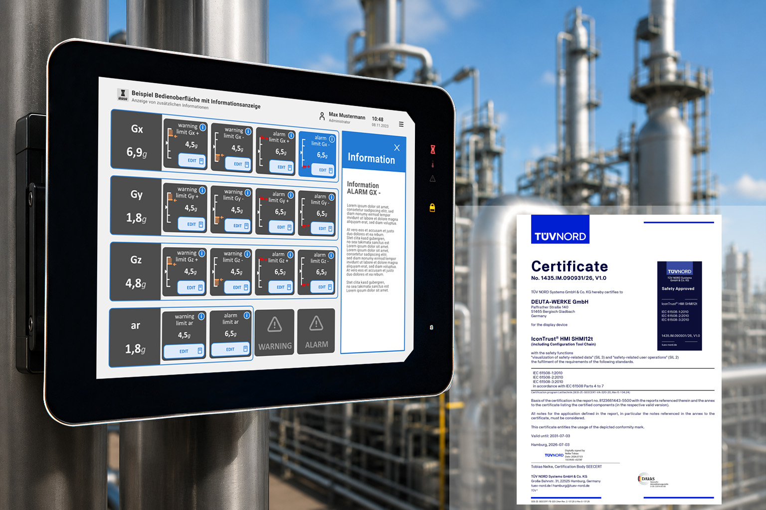 Digital Safety HMI Solution with SIL 3 for Safety-Critical Processes