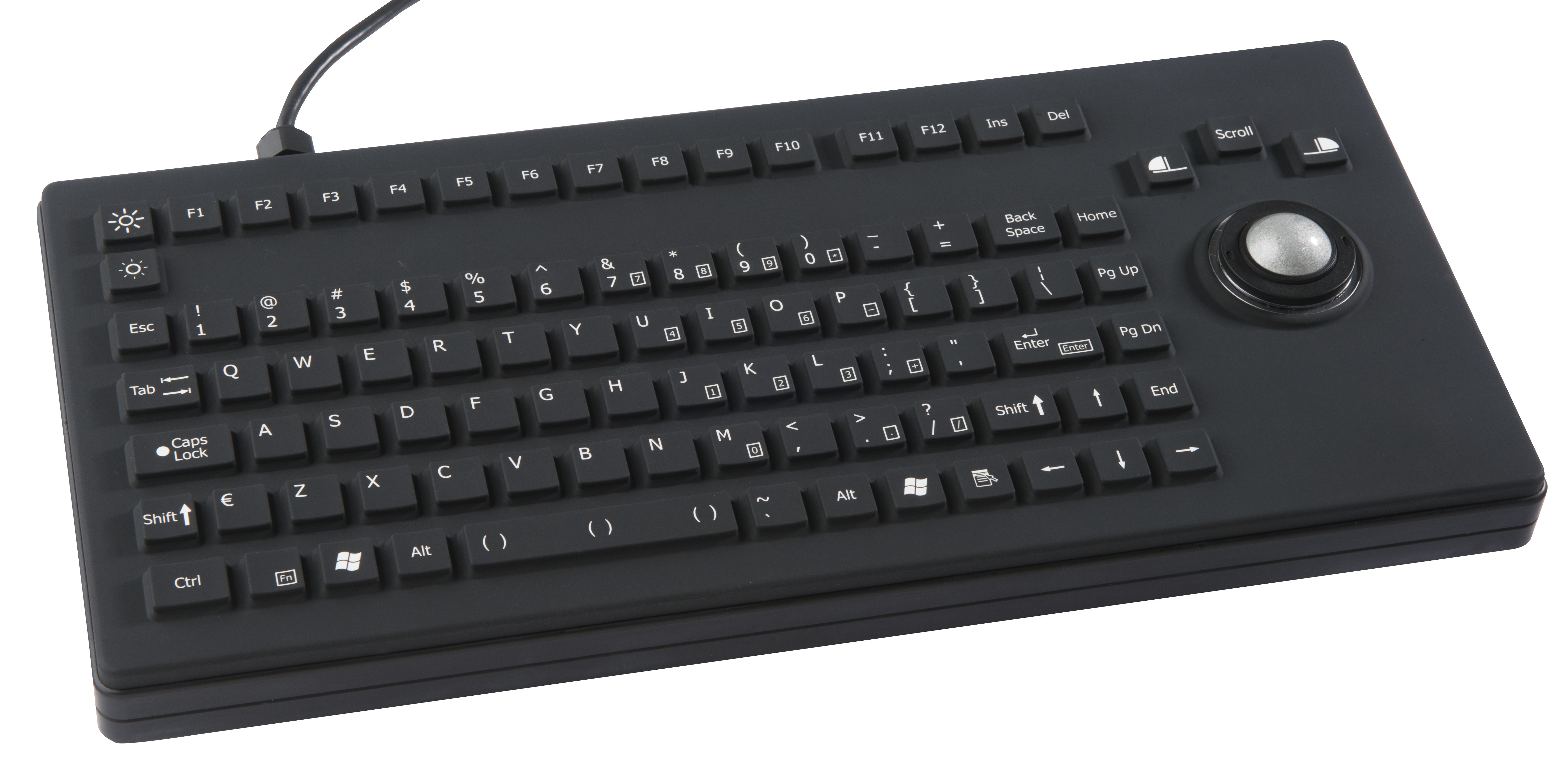 Full Travel Rubber Keyboard