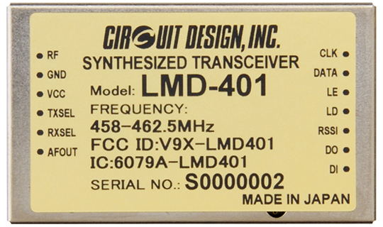 Announcing the LMD-401 Radio Transceiver Module for Industrial Applications in North America
