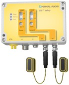 The USi-safety system offers two independent channels, each of which complies with ISO 13849 Category 3 PL d