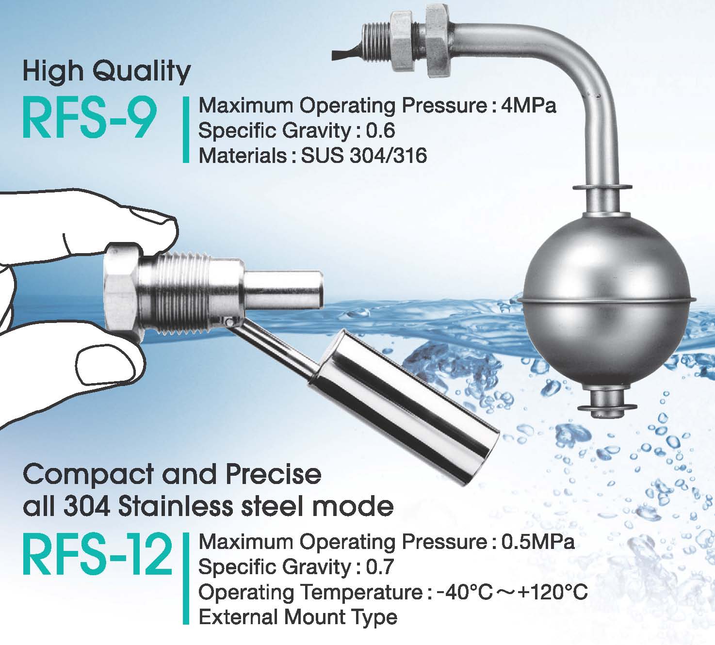 Level Switches RFS12 and RFS9