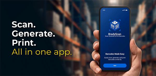BradyScan: Best barcode reading with a phone - for free