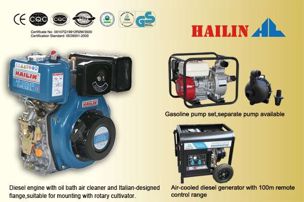 Diesel generators & water pumps