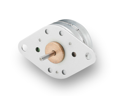 Portescap stepper motor. Precise positioning by moving in predefined, discrete steps, operatable without feedback device. Portescap stepper motor. Precise positioning by moving in predefined, discrete steps, operatable without feedback device.