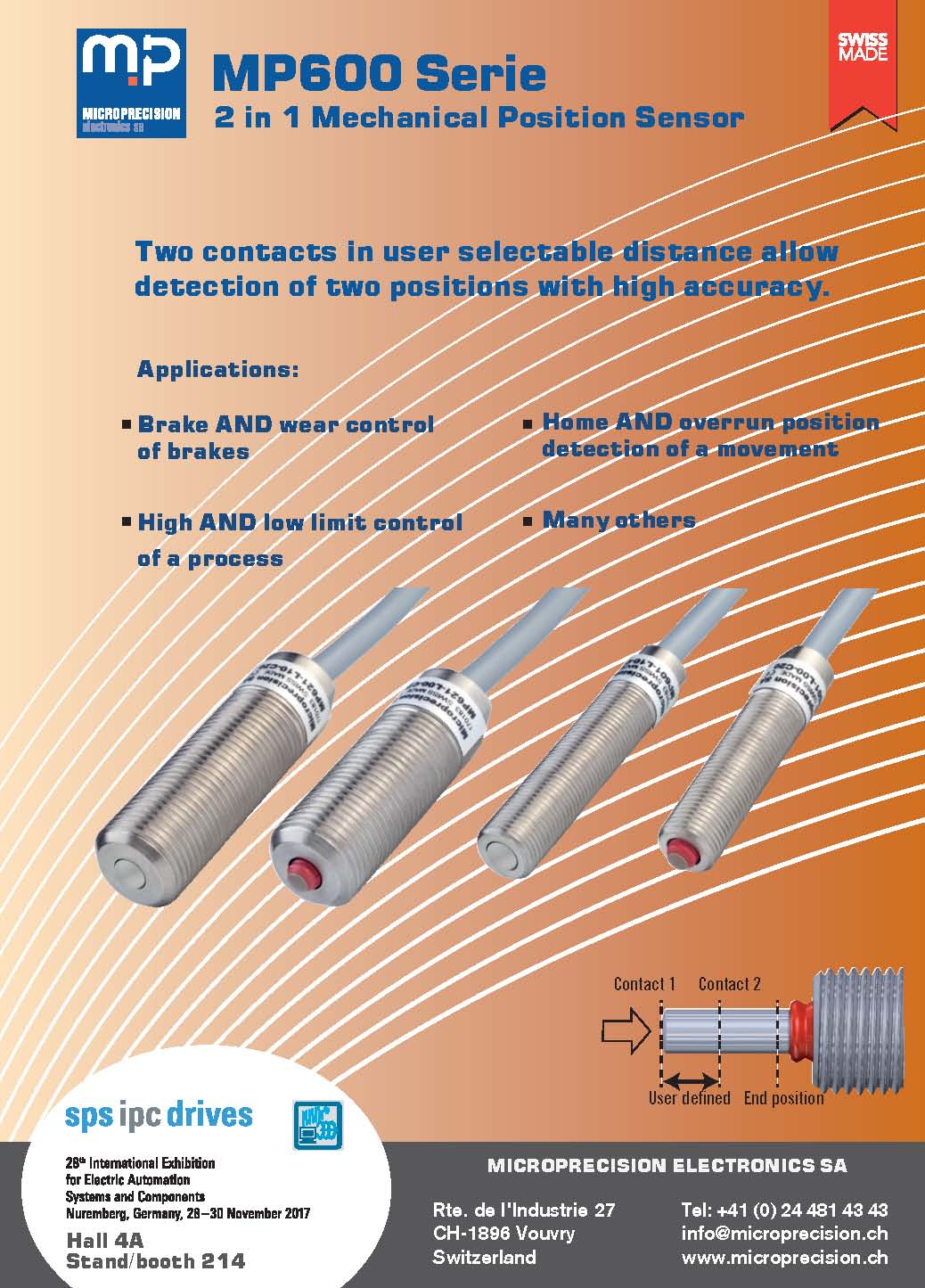 2 in 1 Mechanical Position Sensor