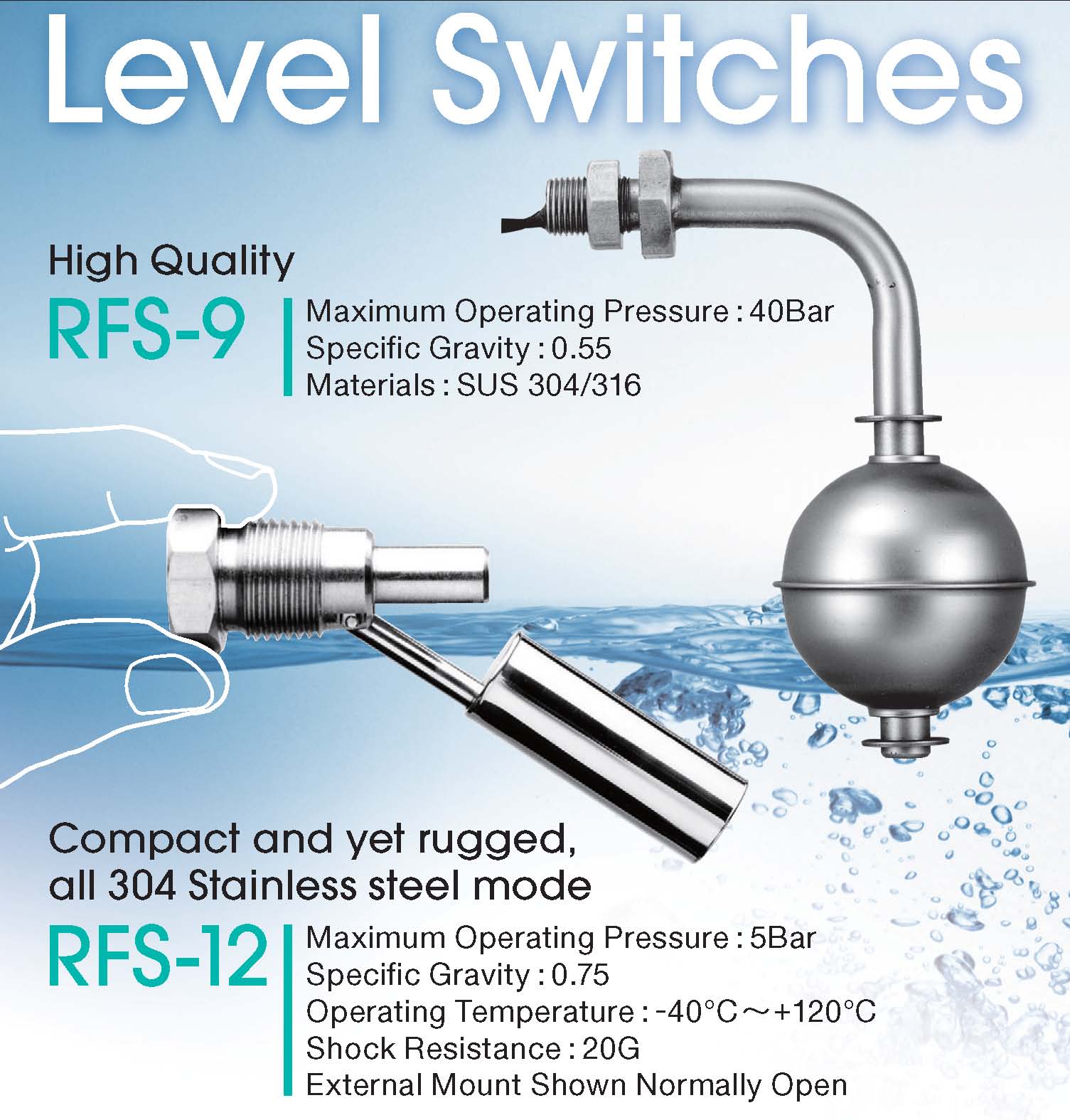 Level Switches RFS-9 and RFS-12