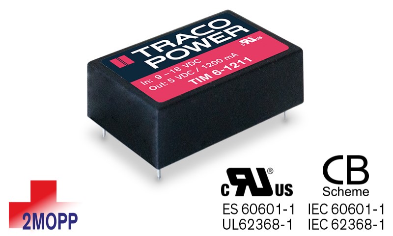 6 Watt DC/DC converter